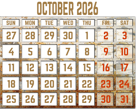 2026 Calendar