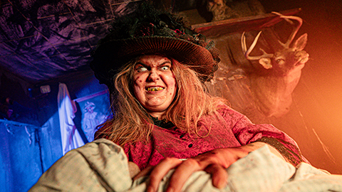Mother-in-law here to visit at Haunted Hollow